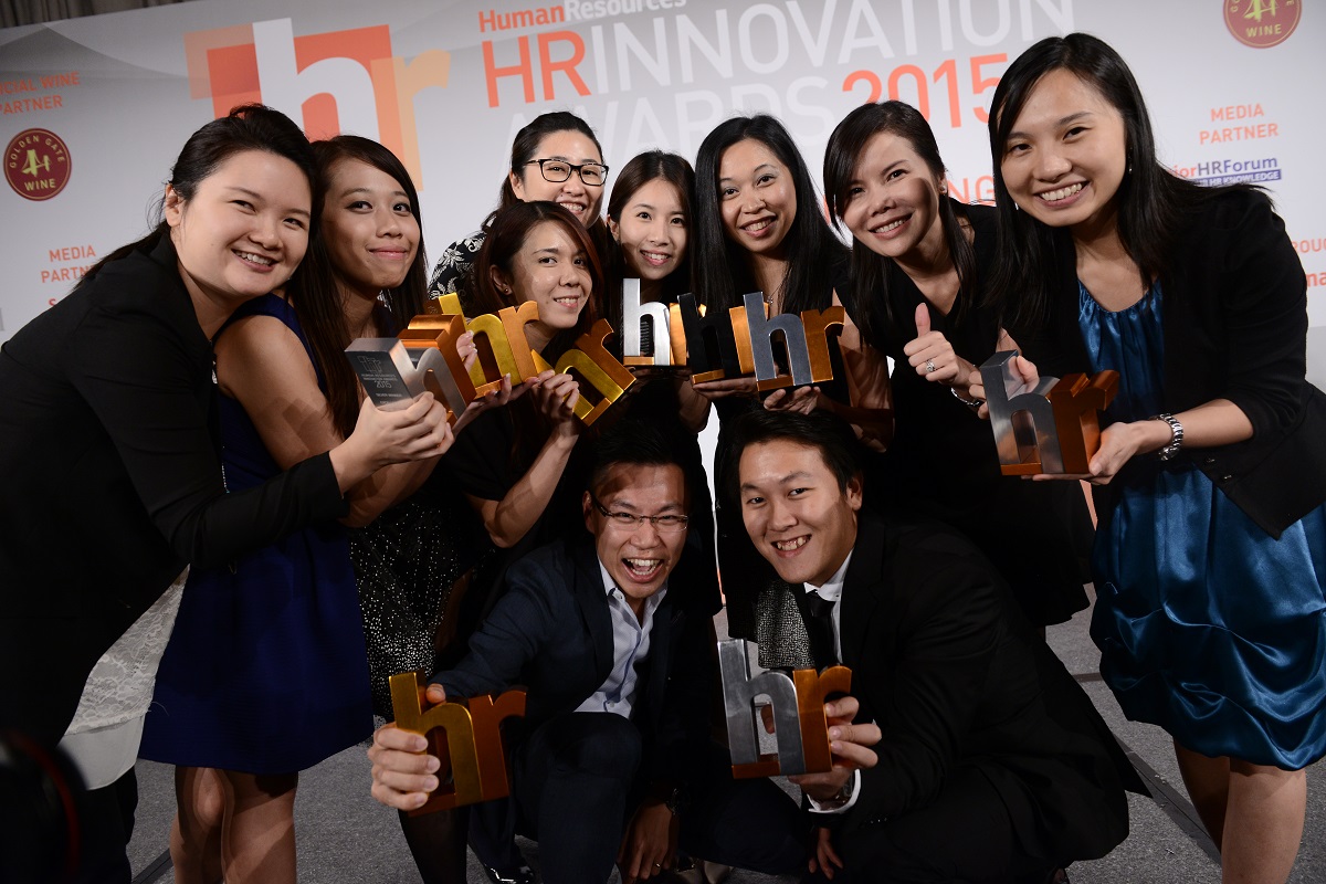 HKBN team at HR Innovation Awards 2015