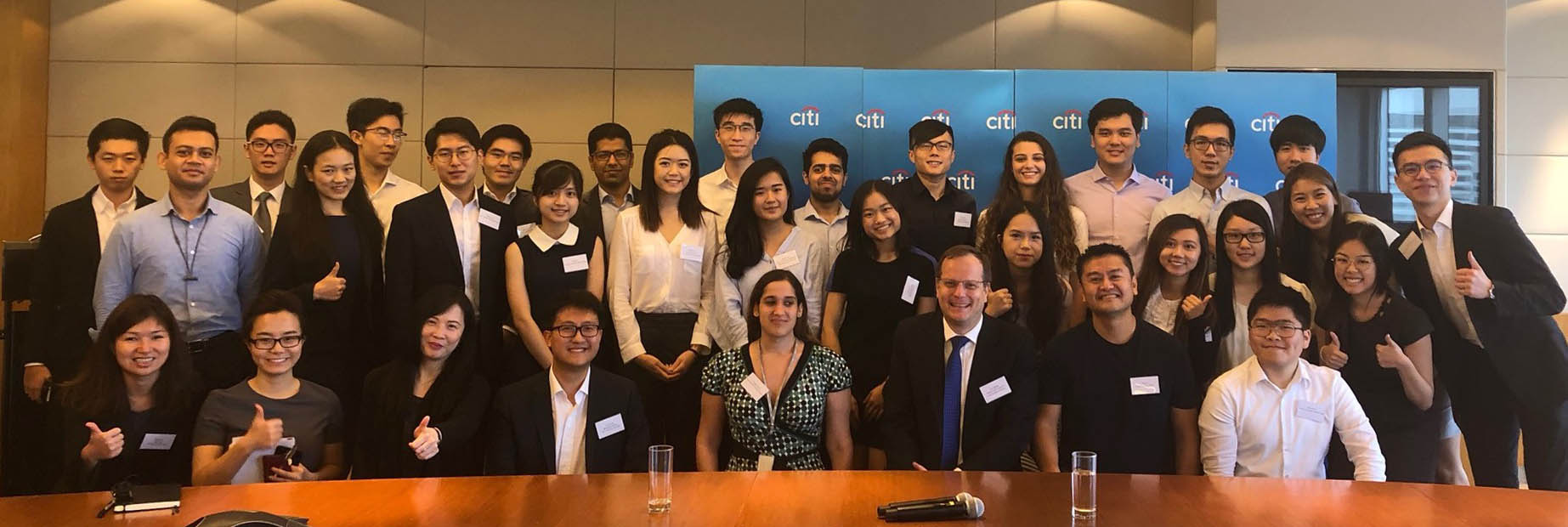 On 16 July, our Summer Innovators had the opportunity to visit Citigroup’s Hong Kong office and learn from the organisation’s key leaders, including Jan Metzger (front, third from right), Head of Asia Pacific Corporate and Investment Banking. 
