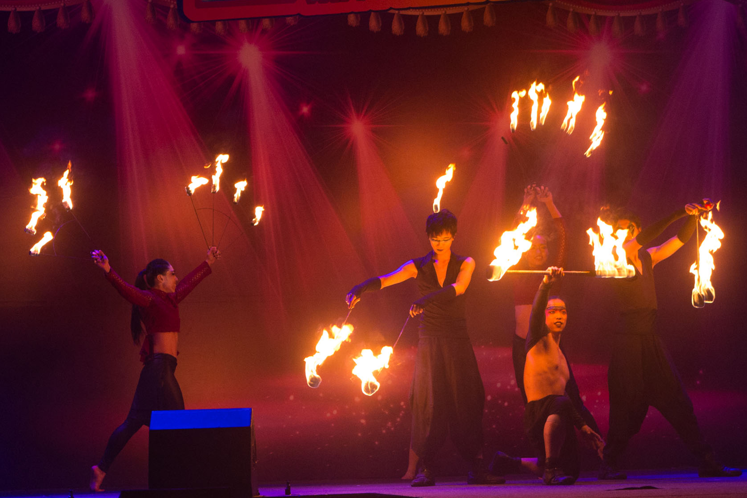 Performers from Hong Kong Circus dazzled our spectators with a chic display of acrobatics, fire and storytelling.   