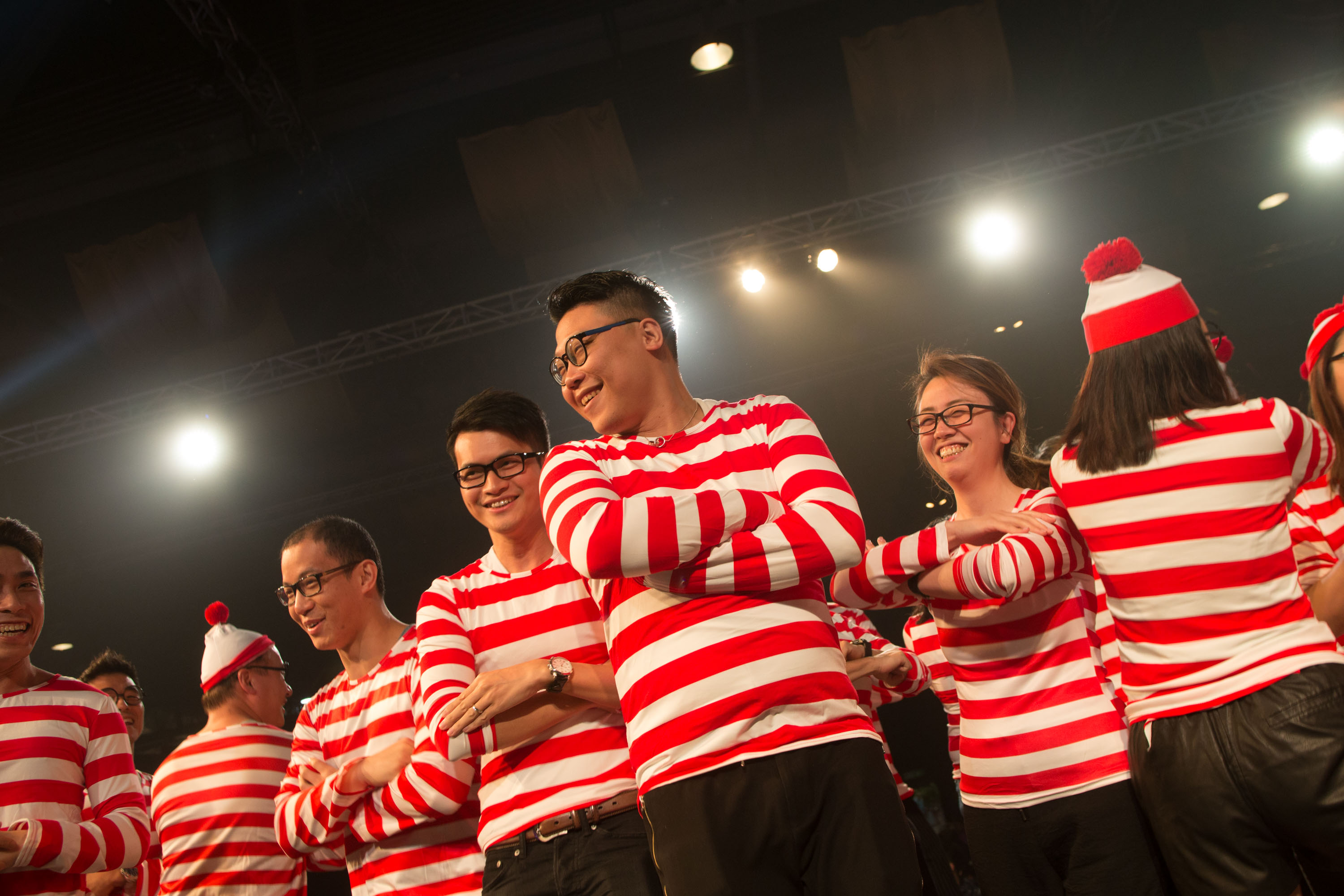 Our team from Enterprise Solutions Commercial Sales playfully cosplayed as Wally (AKA Waldo, if you’re from North America). .
